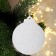 Christmas tree decoration for painting "mittens" 4 pcs, brush