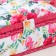 Casket for needlework "Watercolor flowers" 18x12x9.5 cm