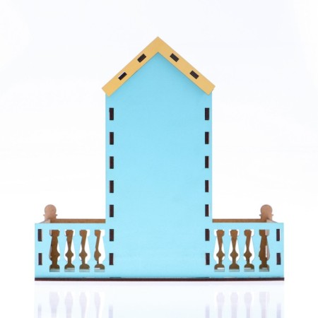 Tea house "chicken", 20x8.6 cm.-6