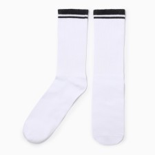 Male socks, white/black color, rr 27
