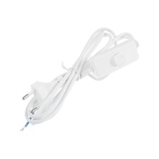 Rexant network cord, with a switch, 1.8 m, 2x0.75 mm2, white