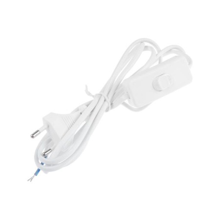 Rexant network cord, with a switch, 1.8 m, 2x0.75 mm2, white