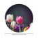 The tablecloth "Spring tulips", round, oxford, elastic band, size 120x120 cm, diameter 75-100 cm
