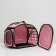 A folding bag-sheer with a separate entrance, EVA material, 43.5 x 28 x 33 cm, pink