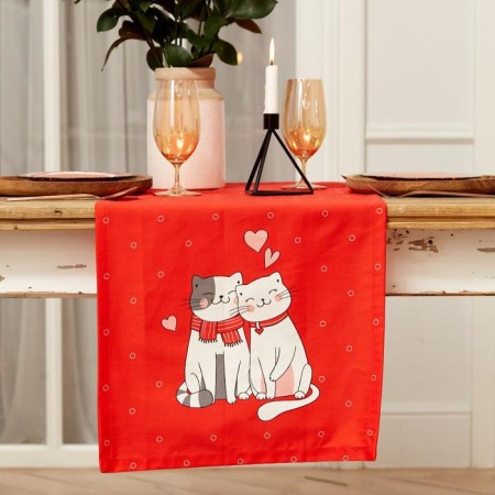 Ethel track Cat’s Love 40*146 cm, 100% cotton, sarzha 190 g/m2-1