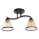 Chandelier "Edott" 2he27 40W Black 43x15x25 cm Bayerlux