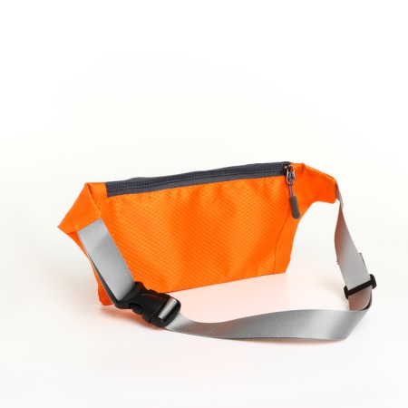 Lightning waist bag, 2 outer pockets, orange color-2