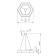 LED LED GEOMETRIA HEXAGON 45W 4000K 2500LM IP40 60x60x8 Black