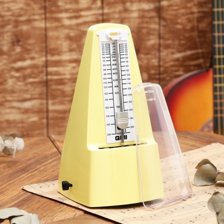 Mechanical GLEAM metronone, yellow, 40-408 beats per minute, 21 x 10 x 12 cm,-1