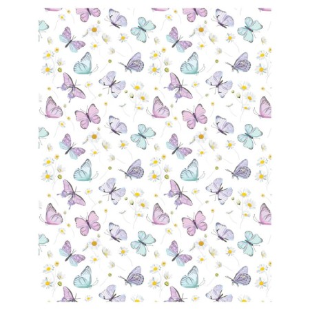 Pillow Roller "Butterflies and chamomile, decorative, size 16x45 cm-1