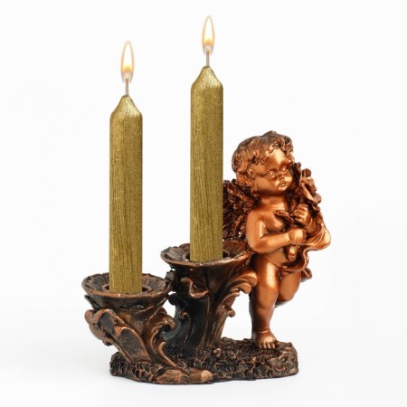 Climber "Angel", for two candles, 11 x 5.5 x 12 cm-1
