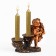 Climber "Angel", for two candles, 11 x 5.5 x 12 cm