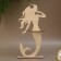 Wooden napkin "Mermaid", 25x13 cm