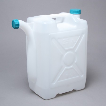 Food canister "Bogok", 25 l, with a drain, white-2