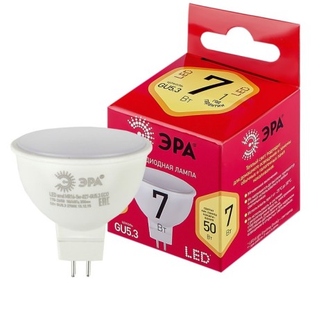 LED LED era Red Line "Sofit", 7 W, GU5.3, 560 lm, 2700k, glow warm white-2