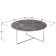 Journal table "Majore", 800 × 800 × 390 mm, MDF, color gray marble