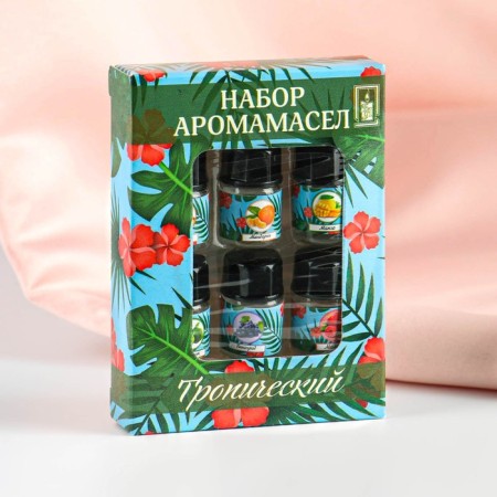 A set of essential oils "Tropical", 6 pieces of 3 ml, "Wealth of aroma"
