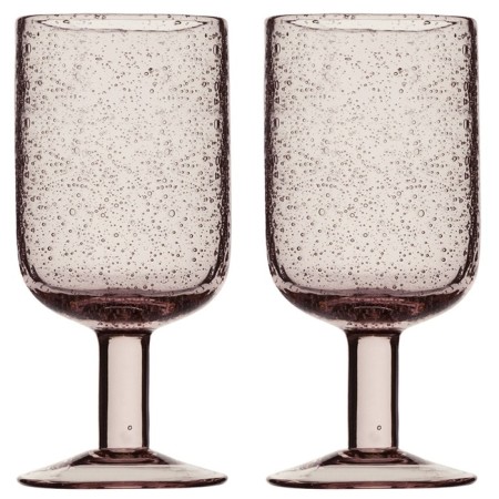 A set of glasses for the wine Liberty Jones Flowi, 410 ml, 2 pcs, pink color-5