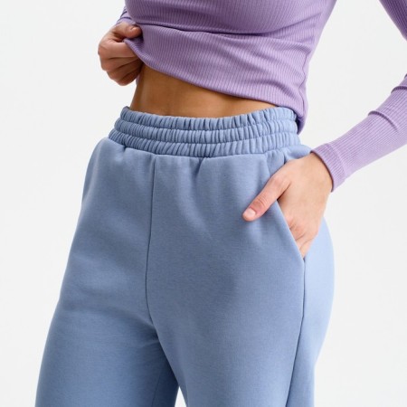Women's pants, the color is gray-blue, size 46-3