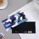 Money envelope "Congratulations!" Blue patterns, 16.5x8 cm