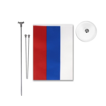 Flagste desktop with two flags, circle 2 x 8 cm, 23 x 30 cm-3