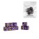 A set of dice of playing "Game time", 10 pcs, 1.6 x 1.6 cm, blue