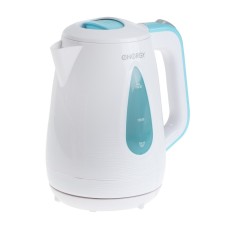 Electric kettle Energy E-214, plastic, 1.7 l, 2200 watts, white and white