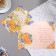 Postcard "Happy Anniversary! 60" embossing, congregre, yellow roses, 19x29 cm