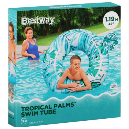 Circle for swimming "Tropics", 119 cm, color mix, 36237 Bestway-6