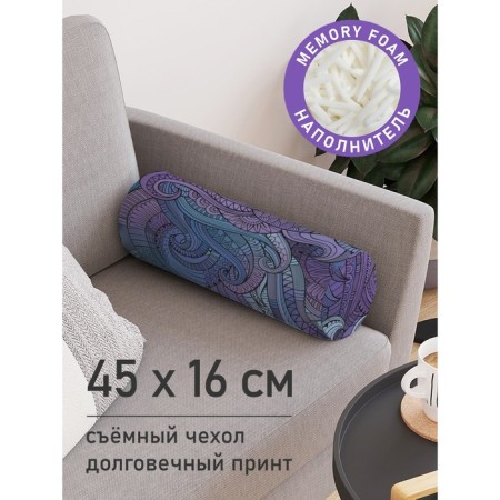 Pillow Roller "Delicate pattern, decorative, size 16x45 cm