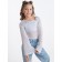 Sweater Children's Amarobaby Lattice, height 140 cm, white color