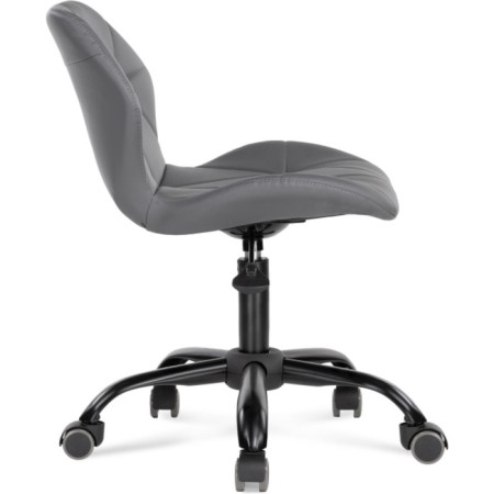 Computer chair Wald Metal/Eco -leather, black/gray 47x54x70 cm-3
