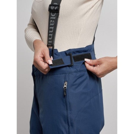 Semi-combinezone ski insulated female winter, size 42, dark blue color-9