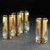 A set of high glass glasses "Golden Chameleon", 330 ml, 4 pcs