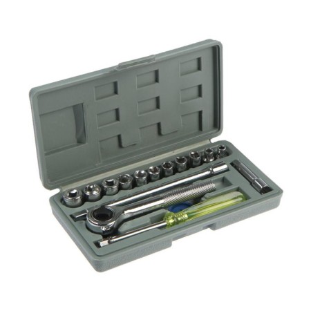 A set of tools in the case of the tundra, universal, 1/4 ", 16 items