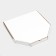 Pizza packaging, white, 42 x 42 x 4.5 cm, set 10 pcs,