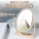 The mirror of the desktop "oval", the mirror surface is 9.5 × 12 cm, the color is beige