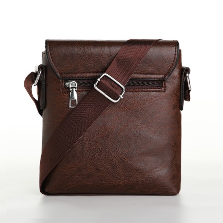 Male bag, brown color-2