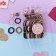Hair set "Fidget" (69 pcs) heart, mix