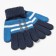 Baby gloves, color dark blue size 18