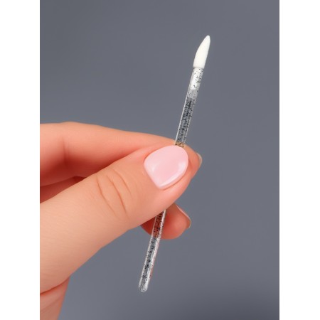 Applicators for lipstick and shine, set - 50 pcs, 9 cm, black color-6