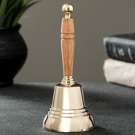 Valdai bell with a wooden pen, D - 7 cm