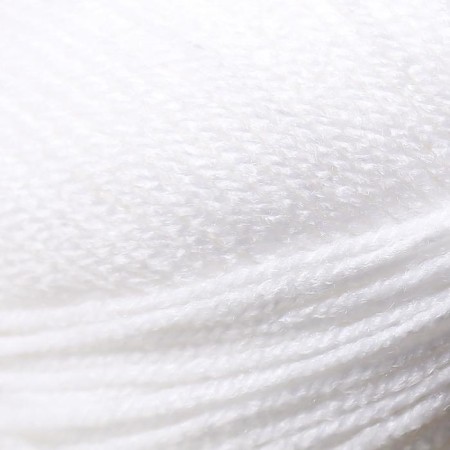 Yarn "Sekerim Bebe" 100% acrylic 320m/100g (55 white)-2