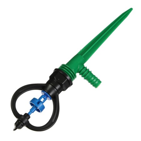 Spray, circular, 29 cm, under hoses 1/2, 3/4 ", with a peak, plastic, Greengo-10