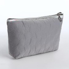Lightning cosmetic bag, gray color