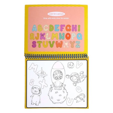 Book for drawing with water "Draw together", with a marker-1