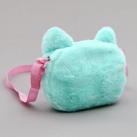 Children's bag "cat", green color-1