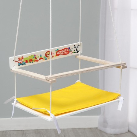 Качели детские с мягким сиденьем «‎Играем вместе»‎-2