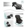 AMAROBABY BRILIANT, ISOFIX fastening, class D, group 0+/1/2/3 (0-36 kg), black color black