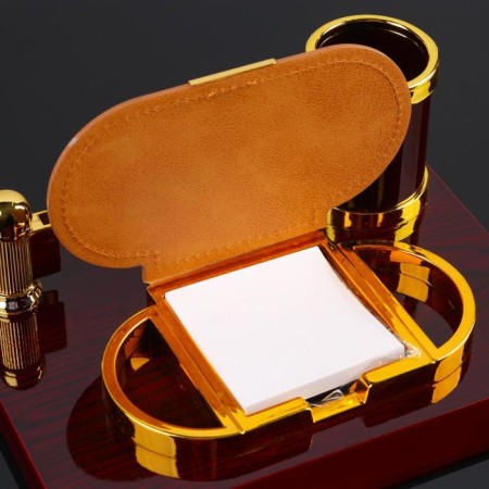 Table 3V1 set with business card holder, red tree-4